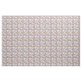 cavalier kc spaniel dog lavender florals stof (Yard (91,4 cm))