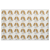 cavalier kcs blenheim cartoon stof (Fat Quarter)