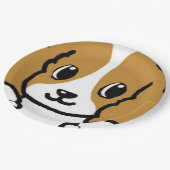 cavalier kcs naar blenheim papieren bordje (Gekanteld)