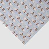Cavalier-kerstcadeaupapier Tissuepapier (Detail)