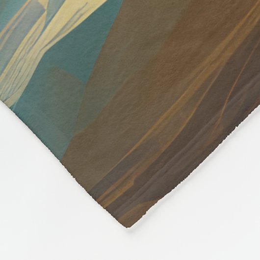 Cavalier King Beach Surfen Schilderij Fleece Deken (Hoek)