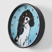 Cavalier King Charles Acrylic Wall klok (Hoek)