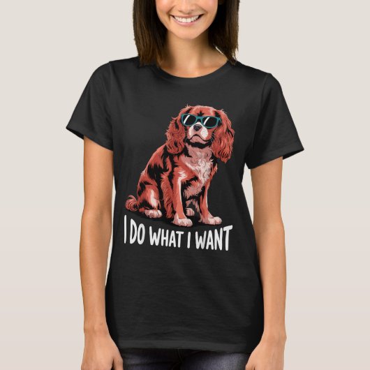 Cavalier King Charles Art For Men Women Cavalier S T-shirt (Voorkant)