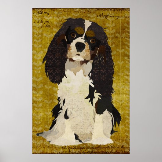 Cavalier King Charles Art Poster (Voorkant)