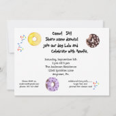 Cavalier King Charles Birthday Party Invitation (Achterkant)