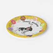 Cavalier King Charles Birthday Party Paper Bord (Gekanteld)