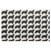 Cavalier King Charles black en tan silo Stof (Fat Quarter)