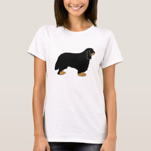 Cavalier King Charles black en tan silo T-shirt