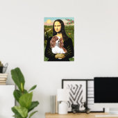 Cavalier King Charles (Blenheim) - Mona Lisa Poster (Thuiskantoor)