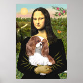 Cavalier King Charles (Blenheim) - Mona Lisa Poster (Voorkant)