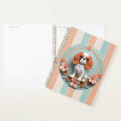 Cavalier King Charles Bloemen Papier Snijkunst Planner (Display)