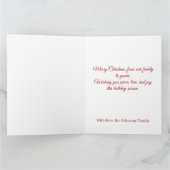 Cavalier King Charles Christmas Pudding Tea Party  Kaart (Binnen)