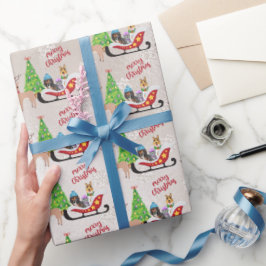 Cavalier King Charles, Collie en Havanese Cadeaupapier