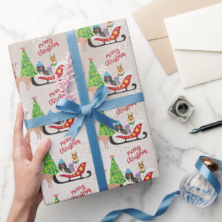 Cavalier King Charles, Collie en Havanese Cadeaupapier