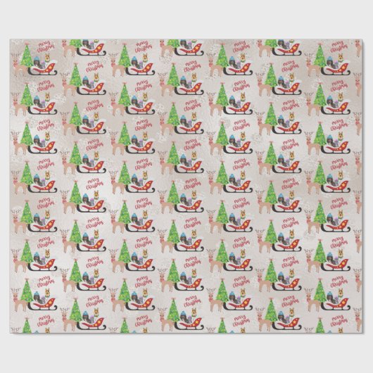 Cavalier King Charles, Collie en Havanese Cadeaupapier (Vlak)