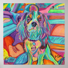 Cavalier King Charles Custom Art Print
