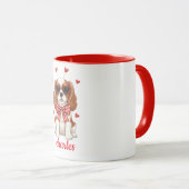 Cavalier King Charles dog mug Valentines day 2026 Mok (Voorkant rechts)