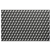Cavalier King Charles Dog Silhouette Pet Stof (Fat Quarter)