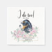 Cavalier King Charles Dog Wedding Cocktail Napkins Servet (Voorkant)