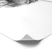 Cavalier King Charles Drawing Poster (Hoek)