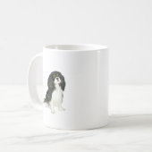 Cavalier King Charles - Driekleurig Koffiemok (Voorkant links)