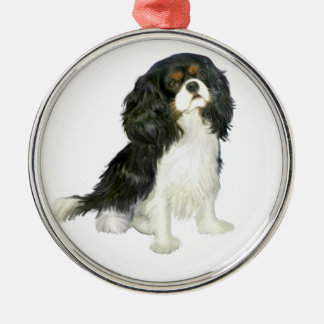 Cavalier King Charles - Driekleurig Metalen Ornament
