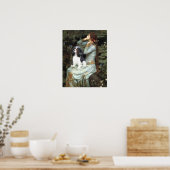 Cavalier King Charles (driekleurig) - Ophelia Zitt Poster (Keuken)