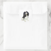 Cavalier King Charles - Driekleurig Vierkante Sticker (Tas)