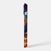 Cavalier King Charles Glas in lood Halloween iPhone 15 Case (Linkerkant)