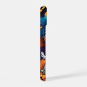 Cavalier King Charles Glas in lood Halloween iPhone 15 Case (Rechterkant)