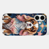 Cavalier King Charles Glas in lood Pink Stars Case-Mate iPhone Case (Achterkant (horizontaal))