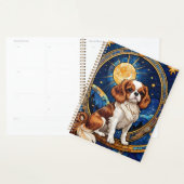 Cavalier King Charles Glas in lood Sky Stars Planner (Display)