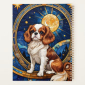 Cavalier King Charles Glas in lood Sky Stars Planner (Achterkant)