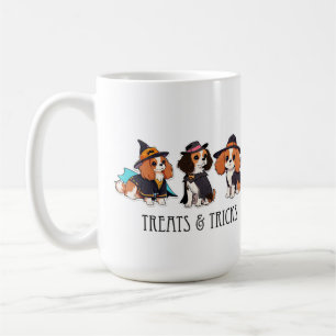 Cavalier King Charles halloween traktaties & trucs Koffiemok