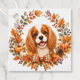 Cavalier King Charles Herfst Bedankjes Labels