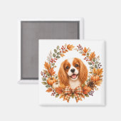 Cavalier King Charles Herfst Magneet (Voorkant / Achterkant)
