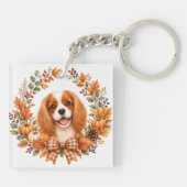 Cavalier King Charles Herfst Sleutelhanger (Achterkant)