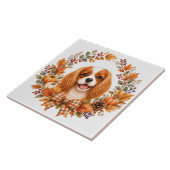Cavalier King Charles Herfst Tegeltje (Zijkant)