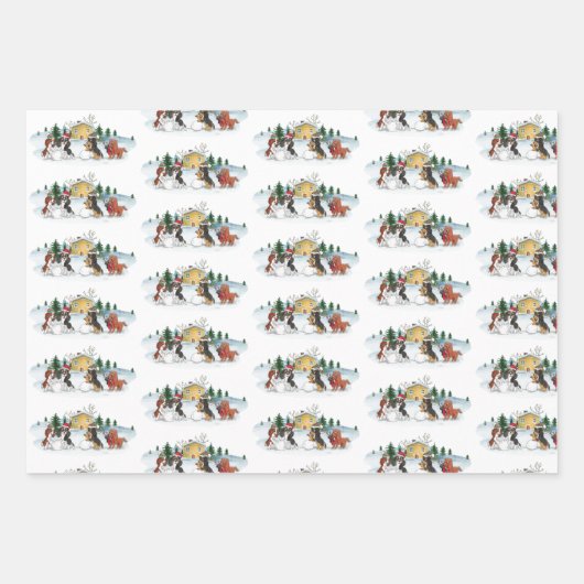Cavalier King Charles Holiday Wrapping Paper (Voorkant 2)