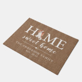 Cavalier King Charles Home Sweet Home Doormat Deurmat (Schuin)
