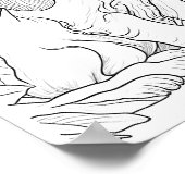 Cavalier King Charles Hond Adult Kleuring Poster (Hoek)