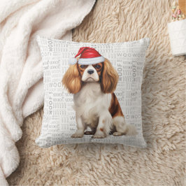 Cavalier King Charles Hondenliefhebber Kerstvakant Kussen