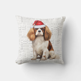 Cavalier King Charles Hondenliefhebber Kerstvakant Kussen