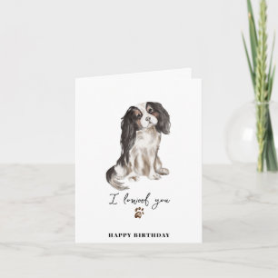 Cavalier King Charles Hondenpoot Puppy Huisdieren  Kaart
