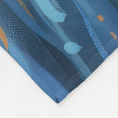 Cavalier King Charles Kerst Feestelijke reis Fleece Deken (Hoek)