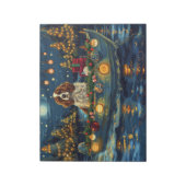 Cavalier King Charles Kerst Feestelijke reis Notitieblok (Linkerzijde)