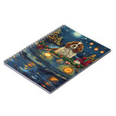 Cavalier King Charles Kerst Feestelijke reis Notitieboek (Linkerzijde)