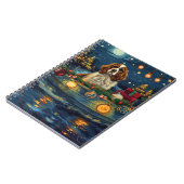 Cavalier King Charles Kerst Feestelijke reis Notitieboek (Linkerzijde)