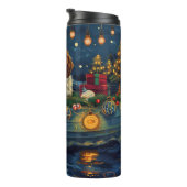 Cavalier King Charles Kerst Feestelijke reis Thermosbeker (Geroteerd rechts)