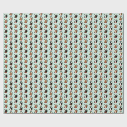 Cavalier King Charles kerstmis Cadeaupapier (Vlak)